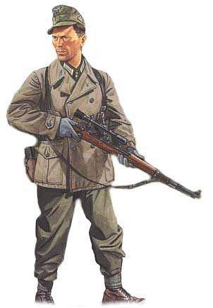 Sniper alemo da 100th Jger Div., Stalingrado - 1942